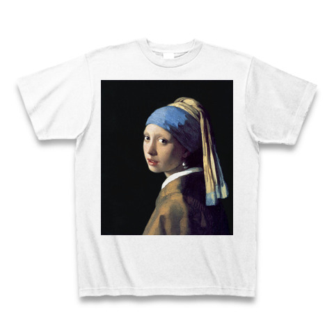 90s Johannes Vermeer 真珠の耳飾りの少女 tシャツlandsend